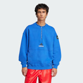 Sweat-shirt demi-zip molleton EQT