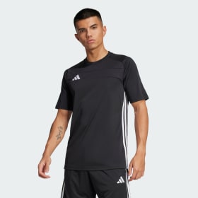 Polera Tiro 25 Essentials Negro Hombre Fútbol