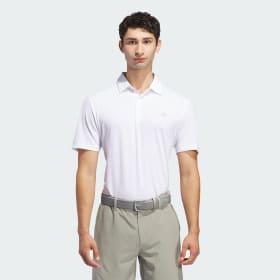 Polera Con Cuello Ultimate365 Solid Blanco Hombre Golf