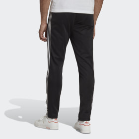 white adidas training pants