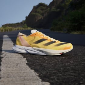 adidas neon orange running shoes