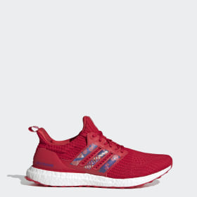 adidas white red shoes