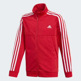 red adidas tracksuit junior