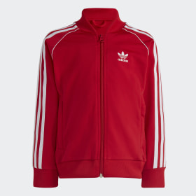 Tracksuit discount adidas red