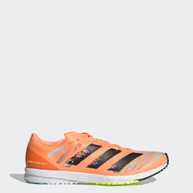 orange addidas shoes