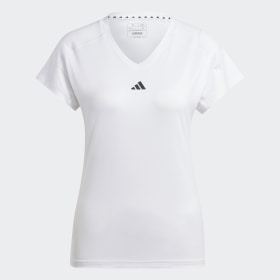 AEROREADY Train Essentials Minimal Branding V-Neck Tee