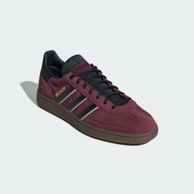 Maroon colored store shoes