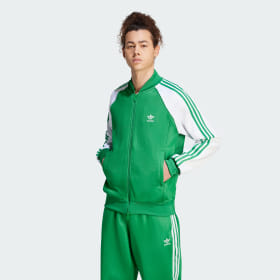 Chaqueta adidas verde hombre online