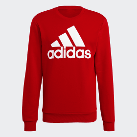 Poleron adidas fashion rojo hombre