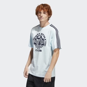 blue adidas t shirts