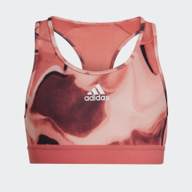 adidas pink sports bra