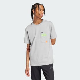 T-shirt graphique à poche Remoji