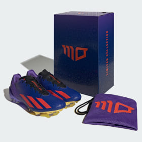 Purple adidas hot sale soccer cleats