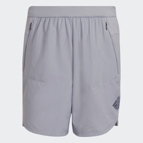 mens sweat shorts grey