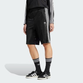Shorts Largos Adicolor Firebird Negro Mujer Originals