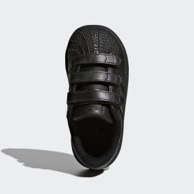 childrens black adidas trainers