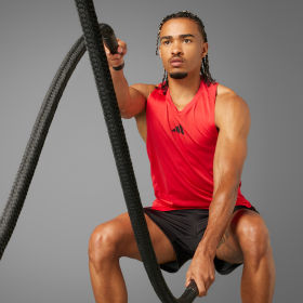 Playera Sin Mangas Airchill Rojo Hombre Training