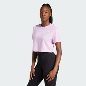 Camiseta De Entrenamiento Train Essentials Boxy Morado Mujer Training