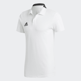 adidas white polo