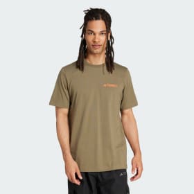 Polera Estampada Terrex Verde Hombre Terrex
