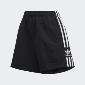 womens adidas shorts black