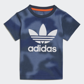 blue addidas shirt