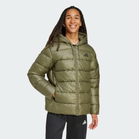 Essentials CLIMAWARM Synthetic Down Puffer Hooded Jackets