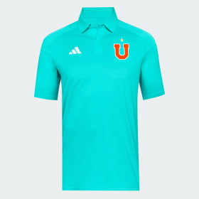 Polera De Cuello Universidad De Chile Turquesa Hombre Fútbol