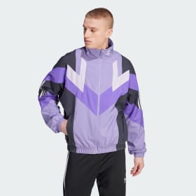 Chaqueta Deportiva Adidas Rekive Tejida Morado Hombre Originals