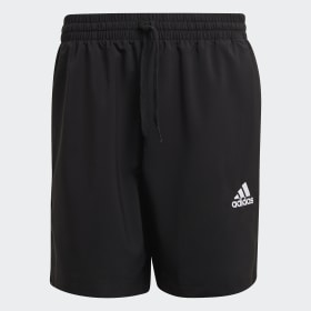 Shorts Essentials Aeroready Chelsea Logo Pequeño Negro Hombre Sportswear