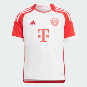 Camiseta Uniforme Local FC Bayern 23/24 Niños Blanco Niño Fútbol