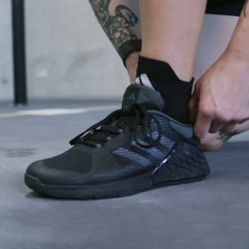 All black clearance trainer shoes