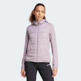Chaqueta Térmica Con Capucha Terrex Multi Hybrid Morado Mujer Terrex