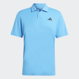 Polera Con Cuello Club Tenis Azul Hombre Tenis