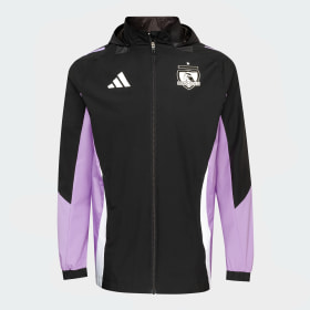 Chaqueta Todo Clima Colo-Colo 2025 Negro Hombre Fútbol