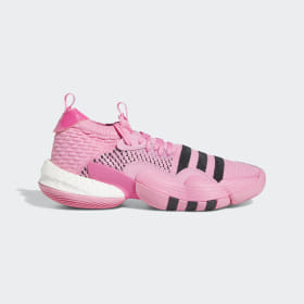 Pink adidas 2024 mens basketball shoes