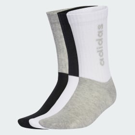 Calcetines Clásicos Lineales 3 Pares Niños Negro Niño Training