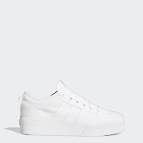 adidas full white shoes