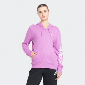 LINEAR FULL-ZIP FRENCH TERRY HOODIE