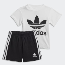 childrens adidas shorts and shirt