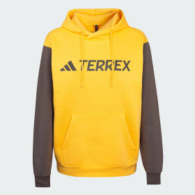 Polerón Terrex con Logo Grande  Amarillo Hombre TERREX
