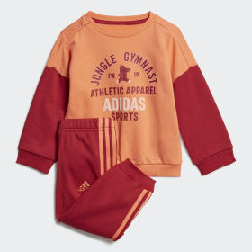 tuta adidas arancione nera