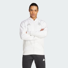 Chaqueta Anthem Real Madrid Blanco Hombre Fútbol