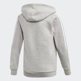 grey adidas hoodie kids