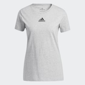 Polera Manga Corta Amplifier Gris Mujer Sportswear