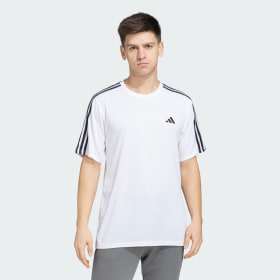 training essentials base 3 stripes tee men training men training