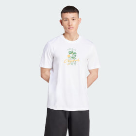 Polera Con Logo Originals Leisure League Blanco Hombre Originals