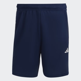 Train Essentials Piqué 3-Stripes Training Shorts Men's Workout