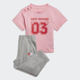 red adidas tracksuit junior