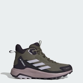 Zapatillas De Senderismo Terrex Anylander Mid Rain.Rdy Verde Mujer Terrex